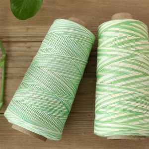 Dernière haute ténacité 100% fil à tricoter filé en polyester 30/1 brut blanc dope teint motif haute résistance broderie tissage couture - Product Image 2