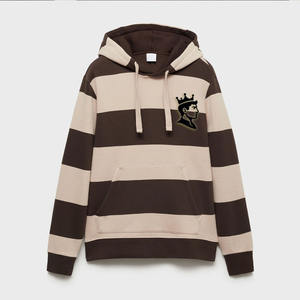 Sudaderas con Capucha Casuales de Lujo y Modernas para Hombre 2024, Estilo Holgado con Logotipo Bordado Personalizado, 100% Algodón Felpa - Product Image 5