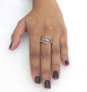 Alliance de mariage classique en diamant de laboratoire rond de 0,20 carats, or blanc massif 10k/14k/18k, alliance de luxe en diamant, alliance d'anniversaire - Product Image 4