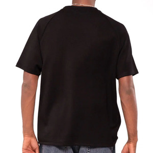 T-shirt 100% coton en forme de O pour hommes coupe ample vêtements de mode style solide 180 grammes tissu poids t-shirt unisexe - Product Image 5