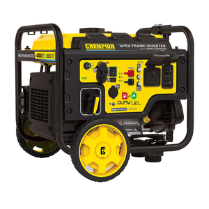 Générateur Inverter Portable Silencieux 3,5 kW 3 kW Monophasé GPL Propane Double Carburant à Moteur 4 Temps à Essence DC - Modèle Champion Distributeur - Product Image 1