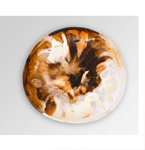 Diseños de COLOR BLANCO Ensaladera grande Mármol blanco Tazón de resina más vendido y aspecto de mármol Tazón de resina hecho a mano al mejor precio - Product Image 5