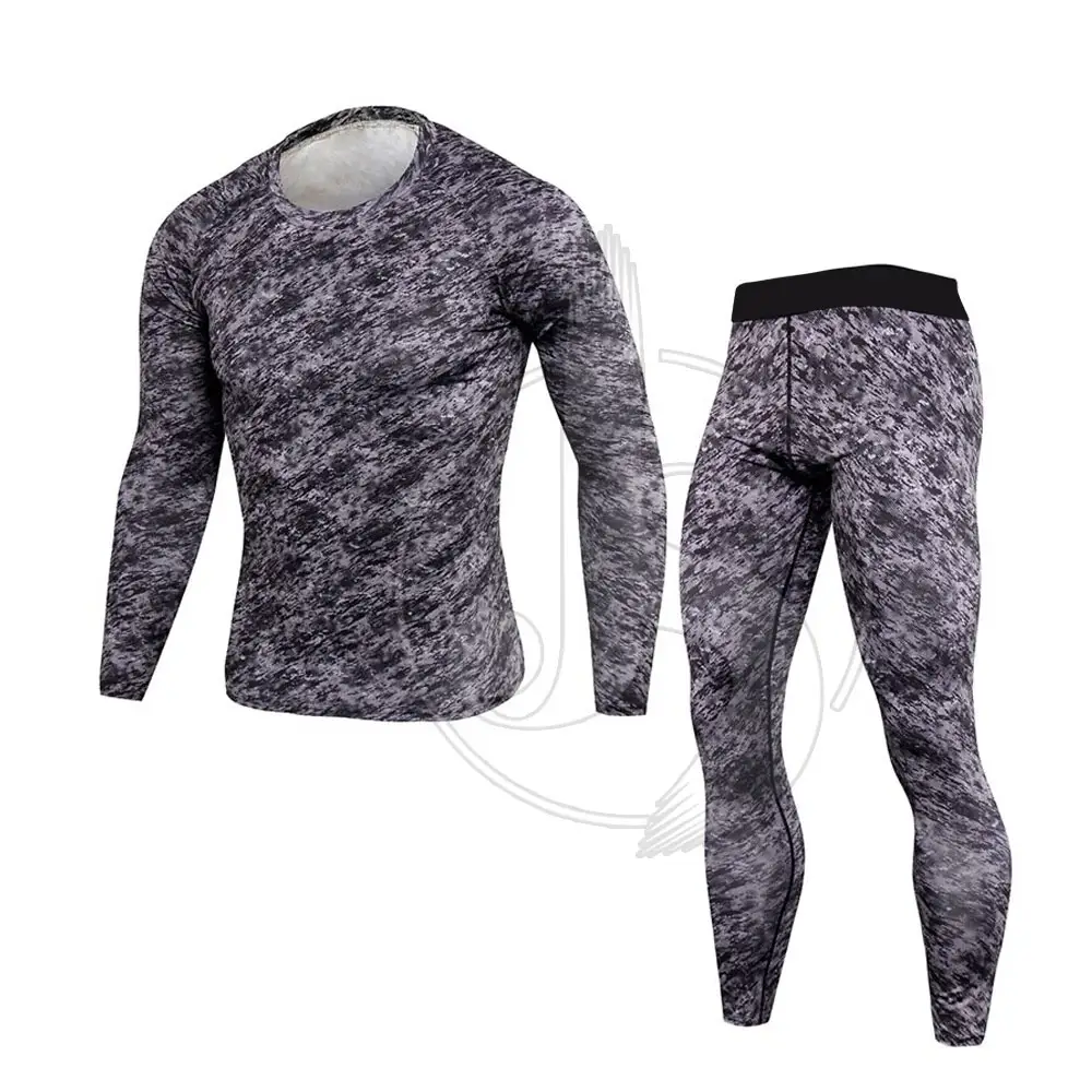 Men's Gym Tights Training Clothes Workout Jogging Sports Set Running Compression Sportswear Suits For Men