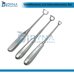 Ensemble d'instruments chirurgicaux pour amygdalectomie 30 pièces Instruments ORL pour la chirurgie d'élimination des amygdales Acier inoxydable réutilisable - Product Image 2