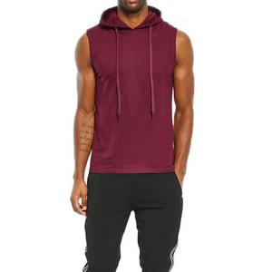 Hommes Hoodies Débardeur Mode Sans Manches Tactique Gym Sport Slim Mâle Gilet Musculation À Capuche Street wear Workout Hommes Débardeur - Product Image 1