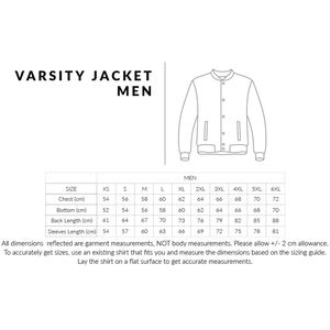 แจ็กเก็ตขนสัตว์สำหรับผู้ชาย, แจ็กเก็ตขนสัตว์แขนเสื้อทีมโรงเรียนมีตัวอักษร2กระเป๋า - Product Image 6