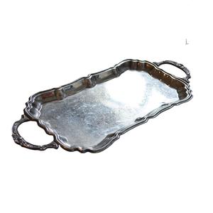 Nouvelle vente de plateau de service de nourriture en aluminium fait à la main vaisselle élégante pour le dessert de restaurant et le service de chocolat - Product Image 6