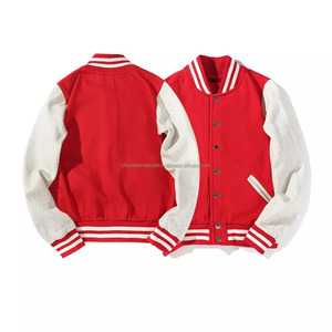 เสื้อแจ็คเก็ตวาร์ซิตี้คุณภาพสูง ปักโลโก้แบบกำหนดเอง แพทช์เชนิลล์ ปิดด้วยซิป เป็นมิตรกับสิ่งแวดล้อม กันลม ทรงยาวสำหรับฤดูหนาว - Product Image 2