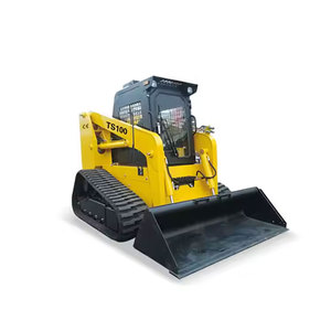 Cargadora de ruedas de 1 tonelada de alta calidad, pista de goma para tareas pesadas, compatible con Mulcher y cubo - Product Image 5