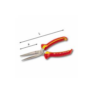 Pince à bec demi-rond extra-longue USAG avec mâchoires droites 1000V - pour diverses tâches - Product Image 1