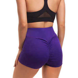Shorts Deportivos de Cintura Alta para Mujer, Transpirables, Ecológicos, Elásticos, Sin Costuras, para Yoga, Gimnasio, Entrenamiento, Ciclismo, Correr - Product Image 3