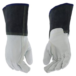 Gants de soudage en cuir Gants hautes poignées Tig Mig Résistant à la chaleur Meilleurs gants de soudage - Product Image 4