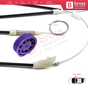 BWR460 Power Window Regulator Repair Set Front Right <b>Door</b> for Golf MK3 1H1 1H5 1991-1998 5-<b>Door</b> Vento Jetta 1H2 1992-1999 1H0837 - Product Image 6