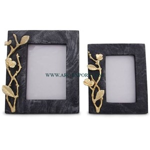 Manufacturer of Aluminum and <b>Brass</b> Table Decoration Bed Room Photo <b>Frame</b> High Quality Large Size Unique Designing Photo <b>Frame</b> - Product Image 5