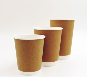 Vasos de Papel Kraft Personalizados de 9-10-12-16-22oz para Café y Té, Desechables, para Bebidas Calientes y Frías, de Pared Simple, Hechos en Vietnam - Product Image 5