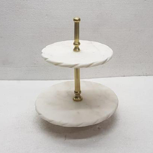 Soporte de mesa para pastel de cocina, soporte de mármol negro de 2 niveles, tamaño personalizado, tienda Natural, soporte de exhibición de pastel de boda, servidor de postres - Product Image 6