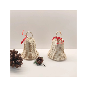 Vente en gros de cloche en rotin pour Noël cloche en rotin tissée à la main pour la décoration de Noël chambre d'enfant fabriquée au Vietnam - Product Image 5