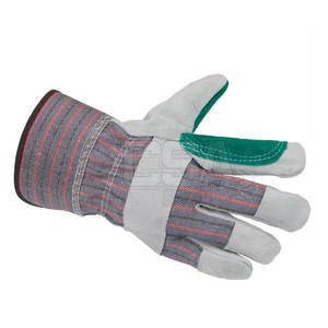 Gants de mécanicien en cuir de couleur unie légère à vendre Gants de mécanicien de vêtements de travail de conception personnalisée - Product Image 5