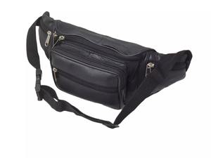 กระเป๋าคาดเอวหนังวัวแท้สไตล์วินเทจใช้ได้ทุกเพศหกซิปกระเป๋าคาดเอวปรับได้สายรัดอื่นๆ - Product Image 4