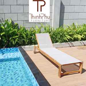 Tumbonas de madera para exteriores para una experiencia óptima para tomar el sol, cómodas para hoteles - Product Image 5