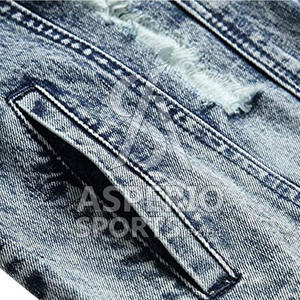 Veste en jean pour homme de style unique Veste en jean sur mesure Personnalisez votre propre logo Veste d'hiver pour homme à vendre - Product Image 6