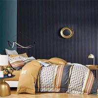 Ensemble de draps en coton de haute qualité, microfibre super douce, 300 fils, écologique, luxe, personnalisable, 16 pouces de profondeur