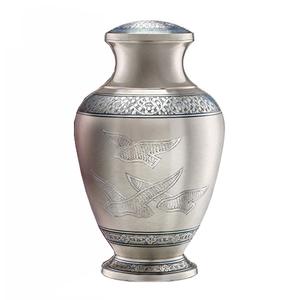 โกศทองเหลืองรูปกลมรูปโกศสีดำสำหรับงานศพโกศสีทอง - Product Image 3