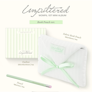 DAY6 WONPIL - 1st Mini Album: Unfiltered (<b>Book</b> Pouch Ver.) - Product Image 1