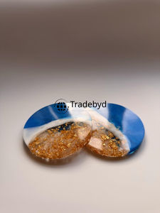 Posavasos de Resina de Diseño, 4x4 Pulgadas, Cuadrados, de Lujo, Hechos a Mano, Colores Personalizables, Decoración de Mesa, Juego de Posavasos para Bebidas, Tradebyd - Product Image 4