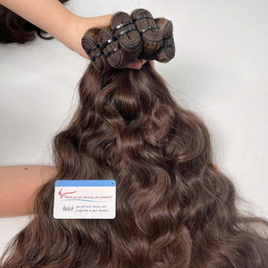 Cabello Humano Virgen en Paquetes, Cabello Humano Virgen Ondulado Marrón - Product Image 4