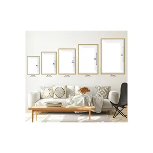 Tema abstracto Metal enmarcado Impresión UV Cristal irrompible Paz Collage Dibujo Arte de la pared Producto - Product Image 1