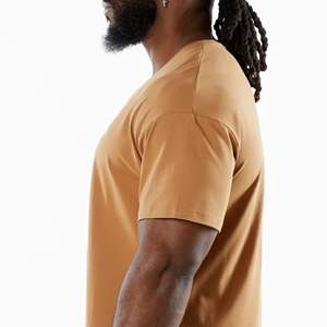 เสื้อยืดแขนสั้นผู้ชาย,ผ้าฝ้าย94% สแปนเด็กซ์6% รัดรูปตัด Raglan คอลูกเรือสนิมไหล่ - Product Image 6