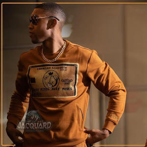 Custom Men's Winter Tracksuit High Quality 100% Cotton Jogger Training Wear Logo <b>Hoodie</b> Sweatpants Set Plus Breathable Windproof - Product Image 1