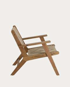 Customizable Modern Wood <b>Lounge</b> <b>Chair</b> for Dining Color Rope Woven New Style Leisure for Home Hotel/Apartment Use for Living Room - Product Image 2