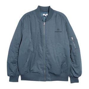 Blousons d'aviateur en toile pour femmes personnalisés vêtements de sport d'hiver respirants avec accents en cuir pour vêtements de plein air - Product Image 1