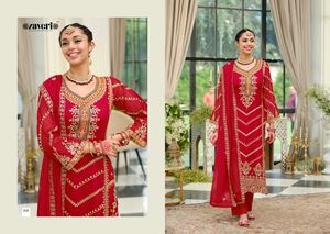 Organza de diseñador con bordado Salwar Suit mujer moda compras en línea a precio mayorista fabricante de Surat - Product Image 5