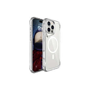 Étui en silicone transparent compatible MagSafe pour Apple iPhone 16 Pro Max, coque arrière antichoc, étui de téléphone en boîte - Product Image 1