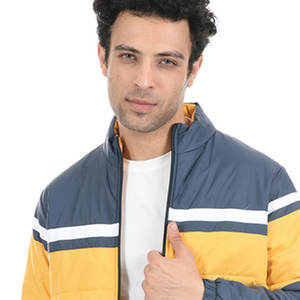 Chaqueta acolchada de burbujas ligera para hombre, lona personalizable, soporte de tela para exteriores de invierno, estilo cálido regular largo, recién llegado - Product Image 6