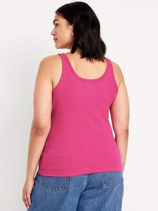 y2k style Breathable fabric Customizable Women's summer Tank Top Ribbed high quality tank top for Women - Product Image 4