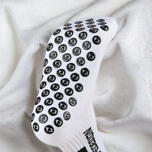 Custom Tape Design Anti-Slip Soccer <b>Socks</b> Breathable Mesh Football Basketball Sweat Absorption <b>Grip</b> <b>Socks</b> Logo Cuff for Spring - Product Image 6