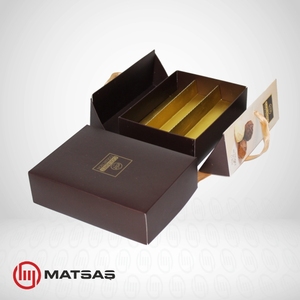 Wholesale Luxury Custom Candy Paper Box Gold Foil Logo Paper Lid Magnet Chocolate Bonbon Packaging Box With Flip Lid - Product Image 5
