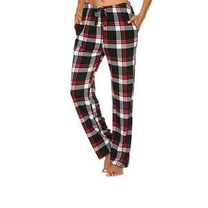 2024 Bán Buôn 100% Cotton Của Phụ Nữ Cộng Với Kích Thước Giản Dị Sọc Quần Tùy Chỉnh Thiết Kế Từ Bd Cho Mùa Đông - Product Image 1