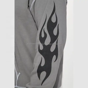 Sweat à capuche surdimensionné de haute qualité personnalisé, sweat à capuche en molleton français, sweat à capuche et sweat-shirts pour hommes grande taille - Product Image 2