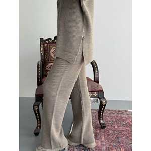 ชุดเสื้อสเวตเตอร์ถักซิปสำหรับผู้หญิง รุ่น 1556 - Product Image 2