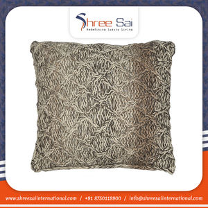 Funda de cojín de algodón bordada personalizada moderna, cojín decorativo duradero para sofá, dormitorio, espacio disponible, precio al por mayor - Product Image 2