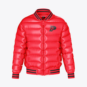 Blouson matelassé surdimensionné sur mesure, chaud pour l'hiver, imperméable, vêtements d'extérieur, ODM disponible - Product Image 1