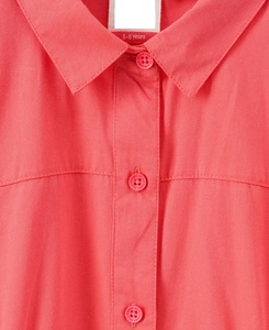Boutique Fashion Party <b>Dress</b> 13-Year-<b>Old</b> Baby Girls Cotton Eco-Friendly Breathable Elasticated Waist Turn-down Collar Short - Product Image 2
