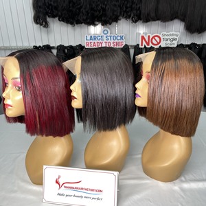 Customize <b>Wigs</b> According to Customer's Requirements - Bone Straight <b>Wig</b> 100% Vietnamese <b>Human</b> Hair Extensions - Product Image 6