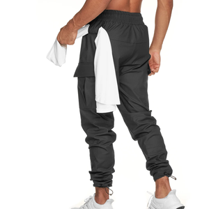 Pantalones de Trabajo Deportivos de Color Sólido para Hombre, Diseño al por Mayor, Última Moda en Ropa Deportiva para Gimnasio - Product Image 5