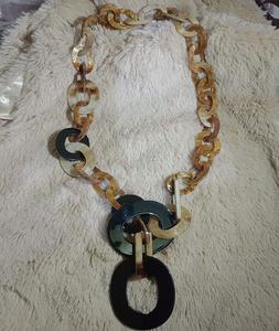 Colliers en corne classique traditionnelle pour femmes Corne de boeuf de buffle naturelle écologique Bijoux pour femmes pour filles agate artisanat naturel - Product Image 3